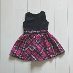 発表会などに⭐︎ワンピース 100cm ピンクチェック