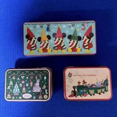 ディズニー　クリスマス缶セット