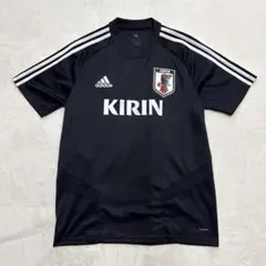 アディダス サッカー日本代表 半袖プラクティスシャツ Lサイズ ブラックのサムネイル