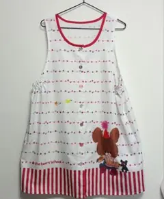くまのがっこうジャッキー　カラフルストライプ　エプロン　保育士