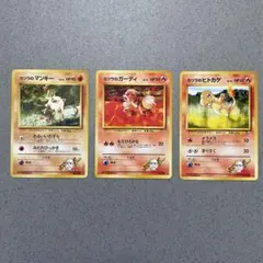ポケモンカードゲーム 旧裏面 カツラ 3枚セットのサムネイル