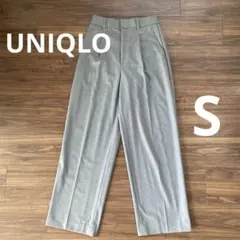 UNIQLO ユニクロ タックワイドパンツ Sサイズ グレー