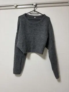 coca ショート丈ニット