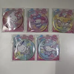 セブンイレブン サンリオ×オリジナル缶ミラー 全5種コンプリートセット