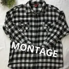 MONTAGE チェック柄ネルシャツ XXL y2k US古着