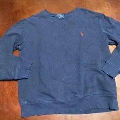 POLO RALPH LAUREN ネイビー トレーナー M (10-12)