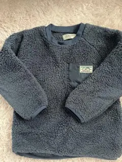 ネイビー フリース トレーナー