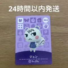 あつまれどうぶつの森　あつ森 どう森　amiibo アミーボカード　ジュン