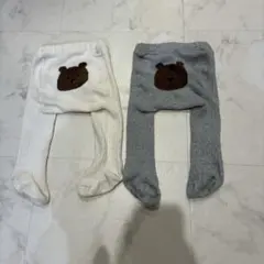 babyGap クマベビータイツ 2点セット 0-12m