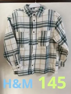 H&M チェック柄 長袖シャツ ネルシャツ　サイズ145〜150