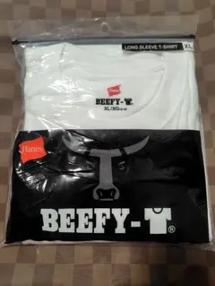 【新品未開封】Hanes BEEFY-T 長袖Tシャツ XL