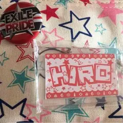 EXILE/HIROネームガチャ+EXILEPRIDE缶バッチセット