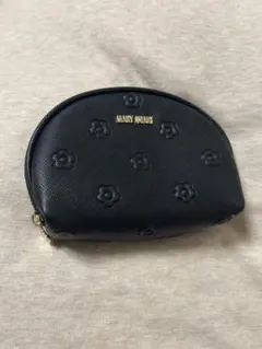 MARY QUANT ブラックドーム型ポーチ
