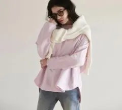 SeaRoomlynn スウェット カットオフ ピンク