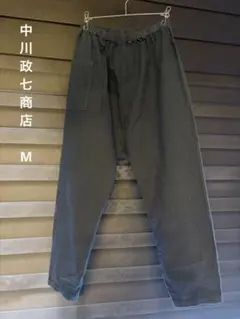 中川政七商店 なかがわまさしちしょうてん たっつけパンツ 綿麻 グレー Mのサムネイル