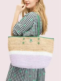 kate spade かごバッグ ストローバッグ トートバッグ