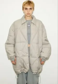 【THROW】REVERSIBLE PUFFER COACH ジャケット