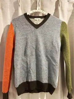 URBAN RESEARCH Vネックニットセーター 38サイズ　マルチカラー