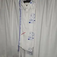 ラルフ・ローレン ホワイト 長袖ボタンダウンシャツ