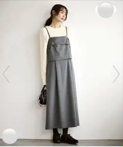 新品 タグ付 ROPÉ PICNIC セットアップ見えワンピース S