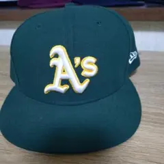 ニューエラ　59FIFTY　アスレチックス　7 3/8