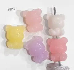 カスタムボールペン対応ビーズ　ミニくまビーズ