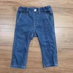 ミキハウス　長ズボン　デニム　パンツ　80