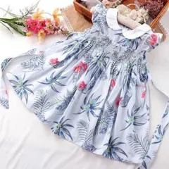 在庫処分セール　新品　スモッキングワンピース　派手 ファミリア　メゾピアノ　似