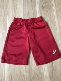 ASICS 赤 ハーフパンツ キッズ140cmのサムネイル