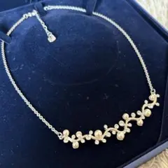 ★限定値下★ スワロフスキー　ネックレス　クリスタル　パール　ブライダル　前撮り