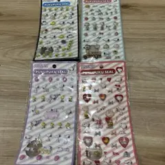 スヌーピーPUKUPUKU SEAL シール 4枚セットのサムネイル