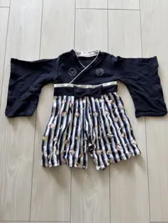 おさるのジョージ　袴ロンパース　4月処分