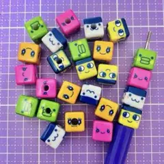 たまご キューブ ビーズ