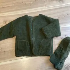 ●リバーシブル●カーキ●130140●ボア●ジャケット●上着●アウター●