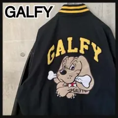 428d 美品【人気Lサイズ】ガルフィー☆バックビッグロゴ スタジャンのサムネイル