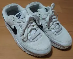【Nike Air Max】ホワイトブラックスニーカー22.5