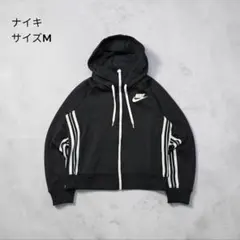 【美品】NIKE ナイキ フルジップパーカー ジャージ ブラック M