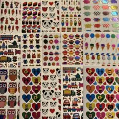 3*し様 キラキラシール　12種類15枚セット