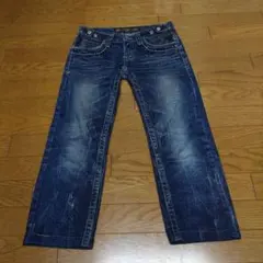 【春夏値上対象品】RED PEPPER 7分丈デニムパンツ ジーンズ