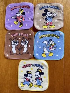 ⭐︎新品未使用⭐︎ディズニーミニハンカチタオルセット⭐︎トートバッグ入り
