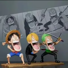 ワンピース　ルフィ　サンジ　ゾロ　フィギュア　海外製