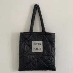 CITEN キルティング トートバッグ 黒のサムネイル