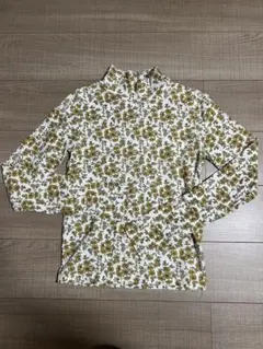 MOUSSY 花柄ハイネック長袖トップス