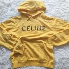 セリーヌ】CELINE スタッズロゴプルオーバーパーカーSサイズ - メルカリ