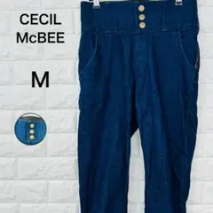 CECILMcBEE ハイウエスト デニムスキニー M インディゴ Y2K 美脚のサムネイル