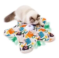 新品 電動 猫じゃらし 一人遊び 猫 おもちゃ 鳥の鳴き声 音声付き 運動不足のサムネイル