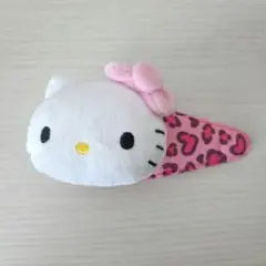 Hello Kittyハローキティ★ジャンボヘアクリップ★ピンクヒョウ柄のサムネイル