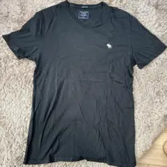 Abercrombie & Fitch VネックTシャツ M ブラック