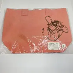 【新品】猫イラスト付きピンクトートバッグ