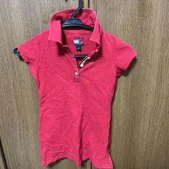 TOMMY HILFIGER ポロワンピース 赤 5